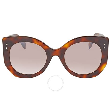 fendi eyewear cube cat eye|Fendi cat eye sunglasses pink.